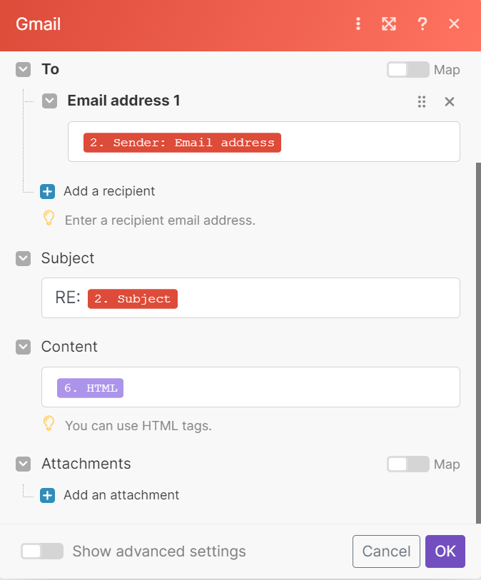 Send the Email with Gmail
