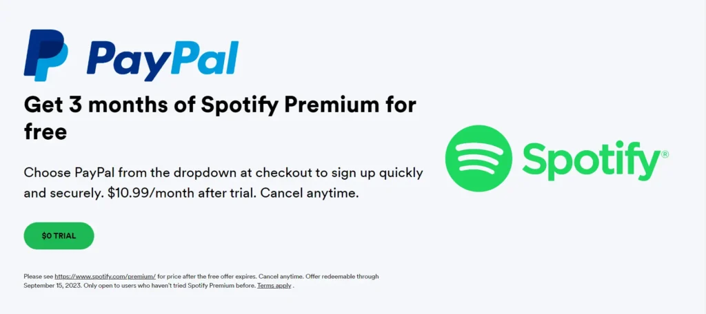 how to get 3 months free spotify without credit card