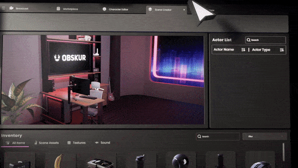 Obskur Streamer: Unreal Engine 5 Broadcast