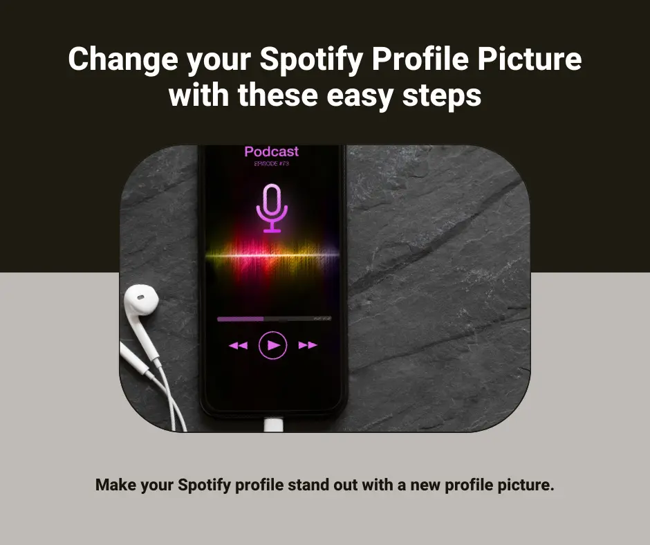 Change Profile Picture on Spotify Mobile