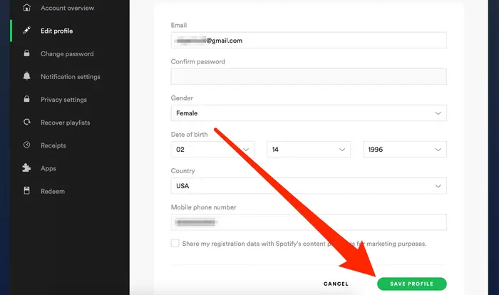 How To Change Email On Spotify App 