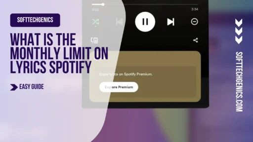 what is the monthly limit on lyrics spotify