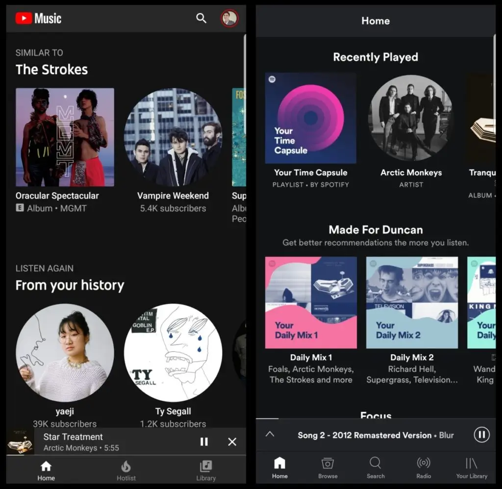 YouTube Music vs. Spotify: The Ultimate Music Streaming Showdown